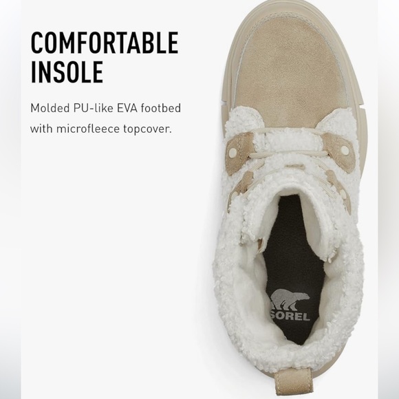 Sorel Explorer II Joan Cozy in Ancient Fossil/Sea Salt NWT - Picture 3 of 11